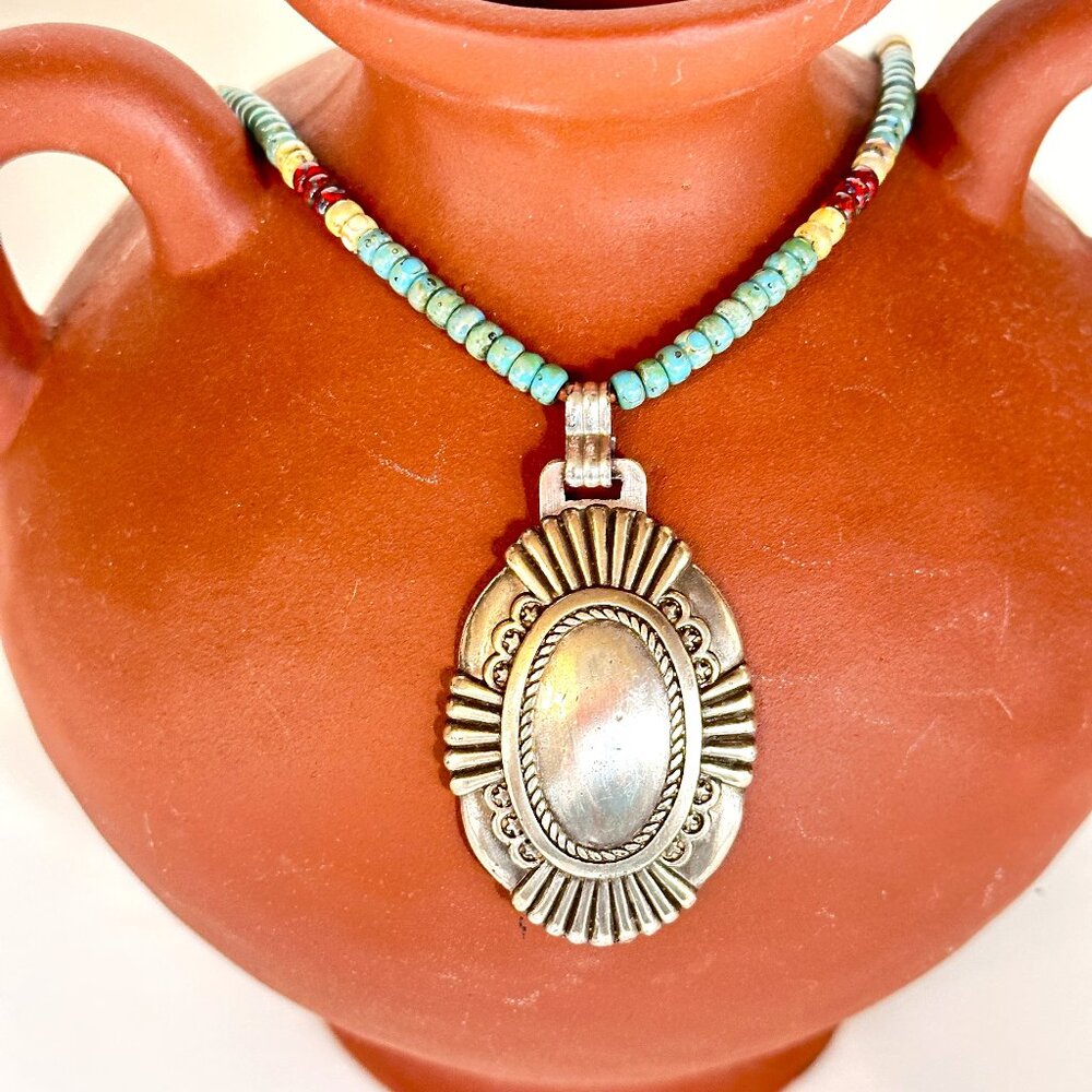 Western Necklace, Concho Necklace